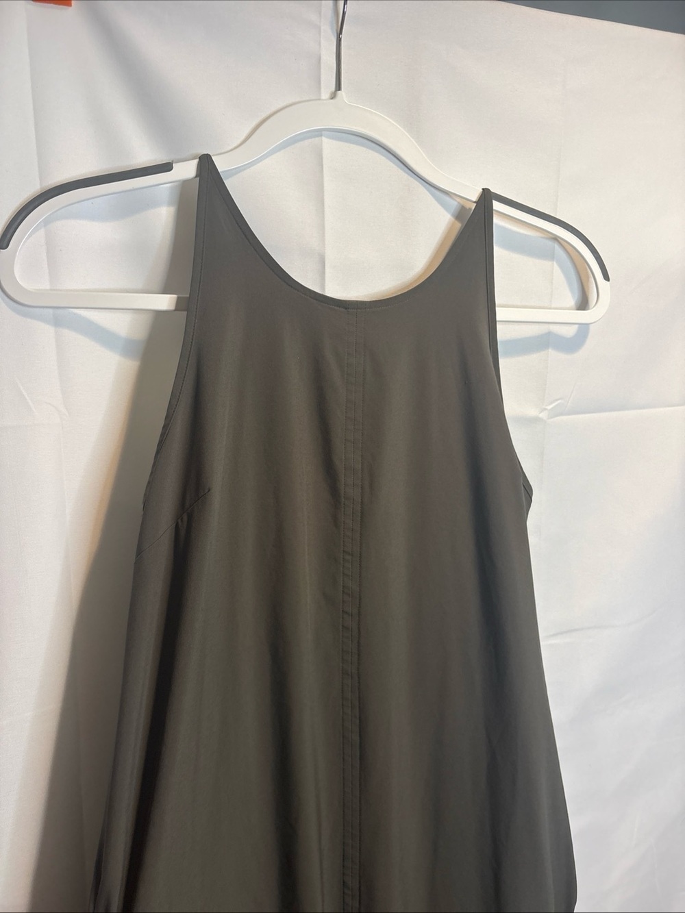 Athleta Olive Green Sleeveless Maxi Dress - Picture 3 of 9